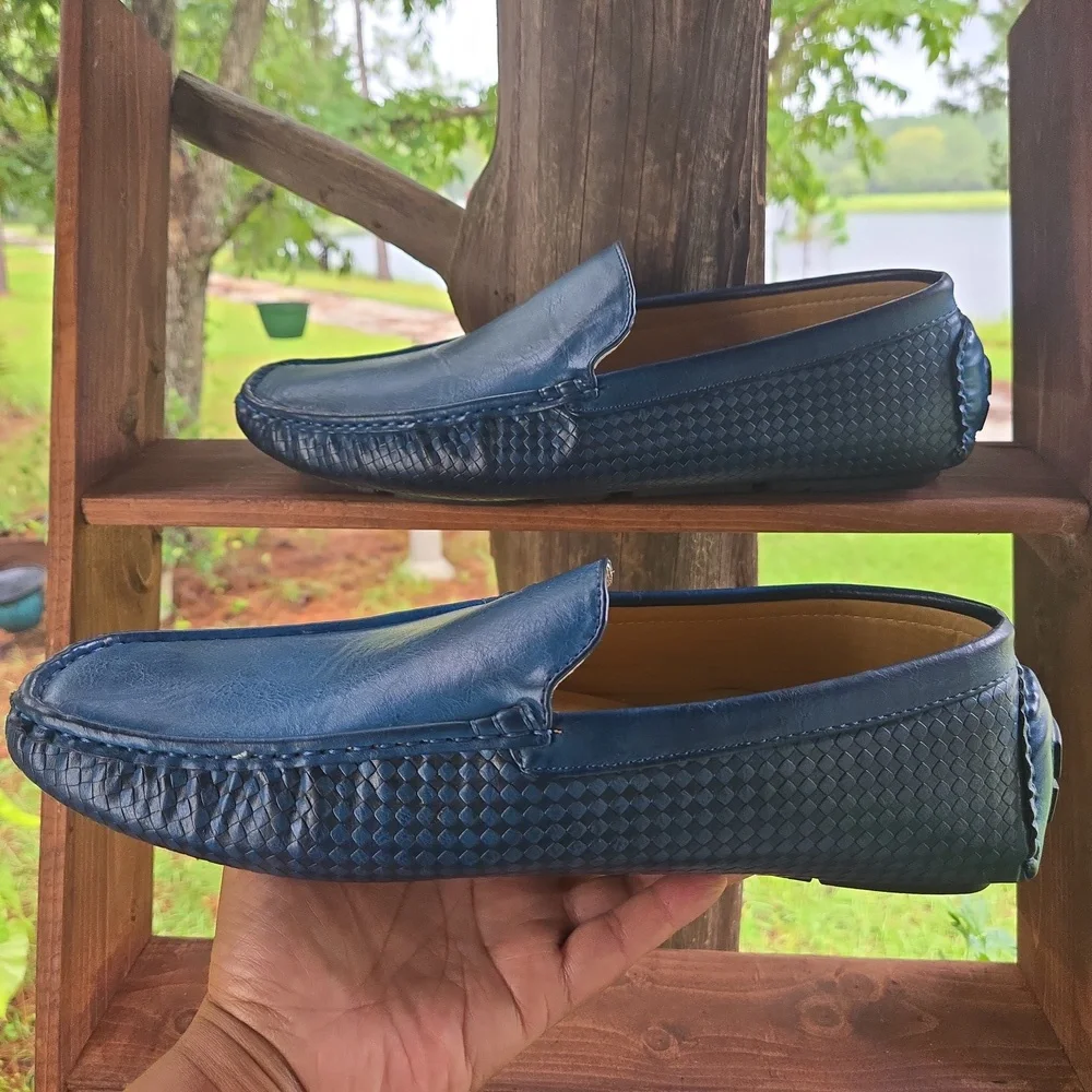 AC Casuals Turquoise Vegan Driving Loafer Size 13